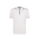 Tricou STEFANO RICCI, Cotton knit zip polo