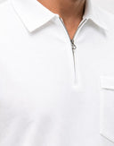 Tricou STEFANO RICCI ,White silk polo with emblem