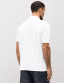 Tricou STEFANO RICCI ,White silk polo with emblem