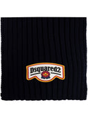 Fular DSQUARED2, Logo Insert, Navy Blue