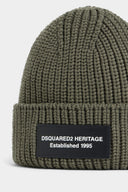 Caciula DSQUARED2 Heritage Knit Beanie – Verde