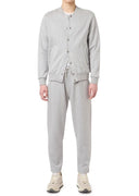 Jacheta ELEVENTY, Cotton Cotton Sweatshirt bomber Gesso