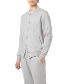 Jacheta ELEVENTY, Cotton Cotton Sweatshirt bomber Gesso