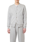 Jacheta ELEVENTY, Cotton Cotton Sweatshirt bomber Gesso