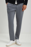 Pantaloni ELEVENTY, Grey Wool pleated trousers