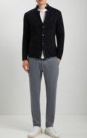 Pantaloni ELEVENTY, Grey Wool pleated trousers