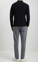 Pantaloni ELEVENTY, Grey Wool pleated trousers