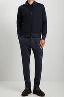 Pantaloni ELEVENTY,NAVY WOOL AND CASHMERE TROUSERS