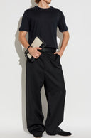 Tricou ELEVENTY, BLACK T-shirt with a round neckline