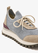 Sneakers ELEVENTY,Grey Knit sneakers