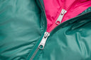 Geaca ALPHASTYLE, Kudu Cropped Down Diva Jacket, Turquoise