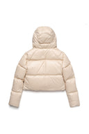 Geaca ALPHASTYLE, Kudu Cropped Down Diva Jacket, Beige
