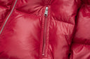 Geaca ALPHASTYLE, Kudu Cropped Down Diva Jacket, Rosu
