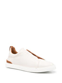 Sneakers Zegna, Low Top,Triple Stitch  White