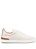 Sneakers Zegna, Low Top,Triple Stitch  White