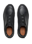 Sneakers Zegna, leather Triple Stitch™ Monte sneakers, Negru