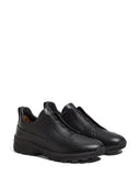 Sneakers Zegna, leather Triple Stitch™ Monte sneakers, Negru