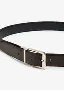 Curea Zegna,Reversible leather belt