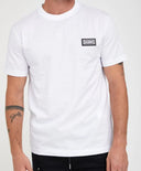 Tricou LES HOMMES,  Bumbac, Logo metalic, Alb