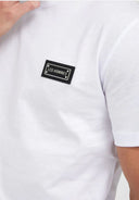 Tricou LES HOMMES,  Bumbac, Logo metalic, Alb
