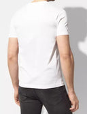 TRICOU LES HOMMES,  Buzunar Frontal, Alb