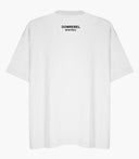 Tricou DOMREBEL, Lucky Box, Alb