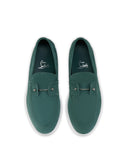 Loafers CHRISTIAN LOUBOUTIN, Boat shoes, Grained nubuck leather Agave