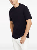 Tricou BRUNELLO CUCINELLI, Model clasic, Bleumarin