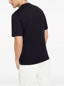 Tricou BRUNELLO CUCINELLI, Model clasic, Bleumarin