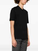 Tricou BRUNELLO CUCINELLI, Decolteu V, Model clasic, Negru