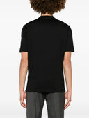 Tricou BRUNELLO CUCINELLI, Decolteu V, Model clasic, Negru