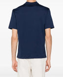 Tricou BRUNELLO CUCINELLI, Decolteu V, Model clasic, Bleumarin, M0B131344C4425