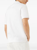 Tricou BRUNELLO CUCINELLI, Decolteu V, Model clasic, Alb