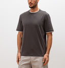 Tricou BRUNELLO CUCINELLI,Classic Design, Grey