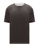 Tricou BRUNELLO CUCINELLI,Classic Design, Grey