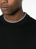 Tricou BRUNELLO CUCINELLI, Contrast Trim, Black