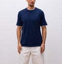 Tricou BRUNELLO CUCINELLI,Classic Design, Navy Blue