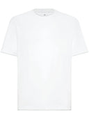 Tricou BRUNELLO CUCINELLI, Double Layer, Cotton, White