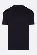 Tricou BRUNELLO CUCINELLI, Logo Print, Grey Details, Black