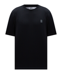 Tricou BRUNELLO CUCINELLI, Classic Design, Logo, Black
