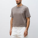 Tricou BRUNELLO CUCINELLI,Classic Design, Logo Print, Brown