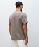 Tricou BRUNELLO CUCINELLI,Classic Design, Logo Print, Brown