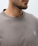 Tricou BRUNELLO CUCINELLI,Classic Design, Logo Print, Brown