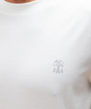 Tricou BRUNELLO CUCINELLI, Classic Design, Logo, White