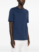 Tricou BRUNELLO CUCINELLI, Logo Print, Navy Blue