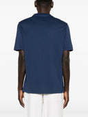 Tricou BRUNELLO CUCINELLI, Logo Print, Navy Blue