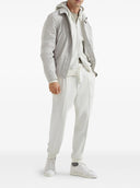 Tricou BRUNELLO CUCINELLI, Logo Embroidered, Simple, Kaki