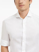 Camasa BRUNELLO CUCINELLI, White, Model clasic