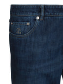 Jeans BRUNELLO CUCINELLI, mid-rise tapered jeans