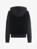 Jacheta Moose Knuckles, fur hooded jacket, Negru